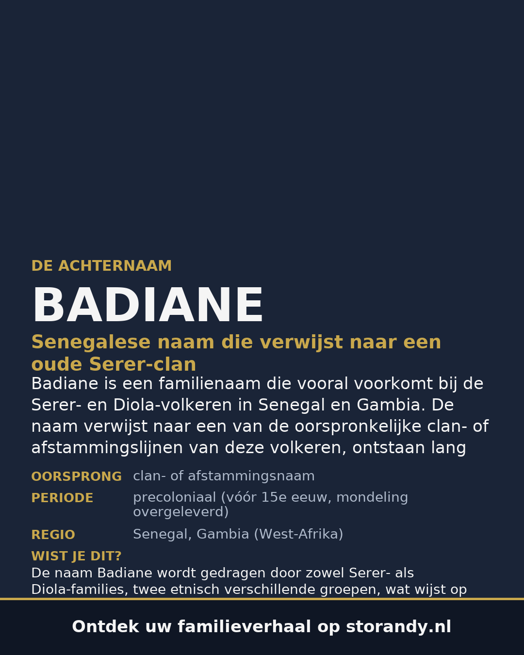 Familiewapen van de achternaam BADIANE