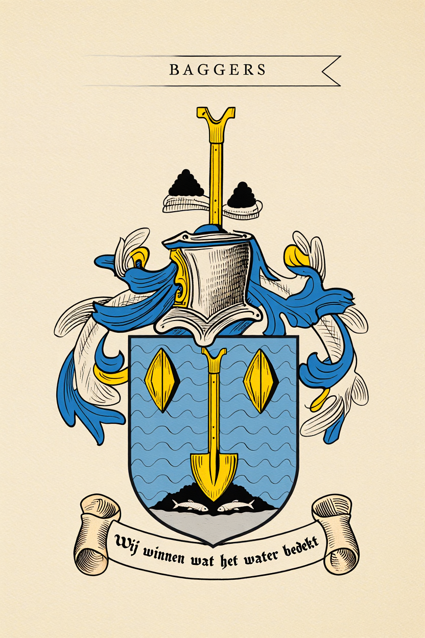 Familiewapen van de achternaam BAGGERS (vergrendeld)