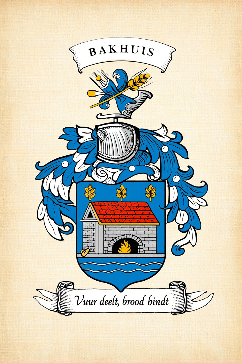 Familiewapen van de achternaam BAKHUIS