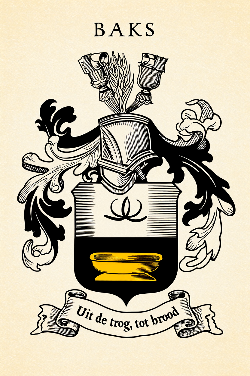 Familiewapen van de achternaam BAKS