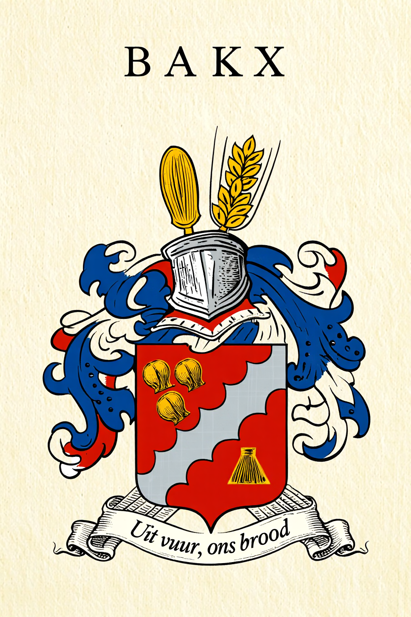 Familiewapen van de achternaam BAKX