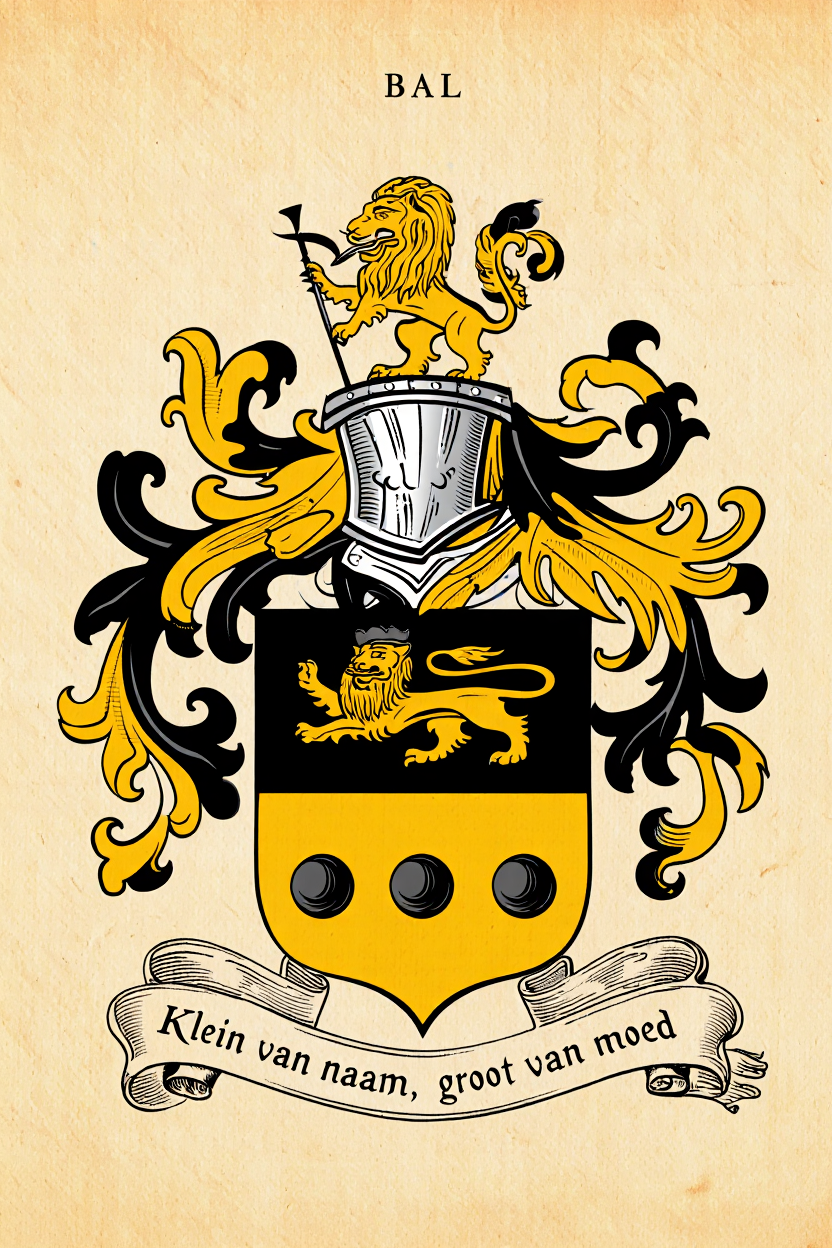 Familiewapen van de achternaam BAL