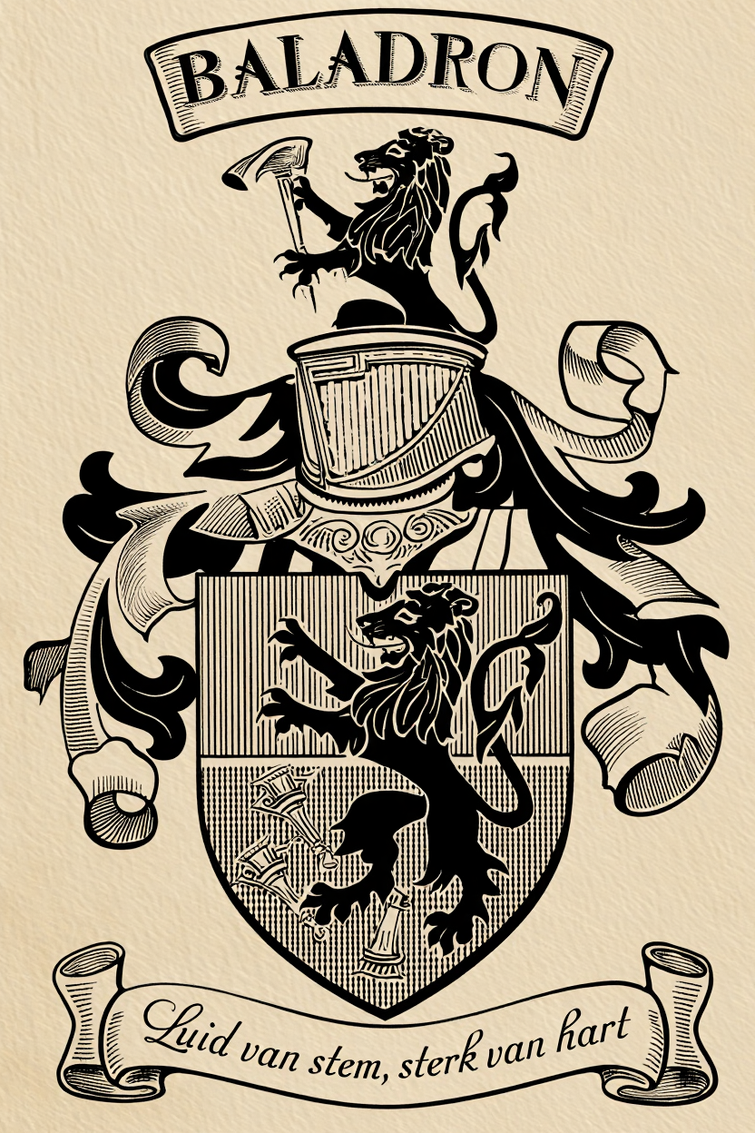 Familiewapen van de achternaam BALADRON