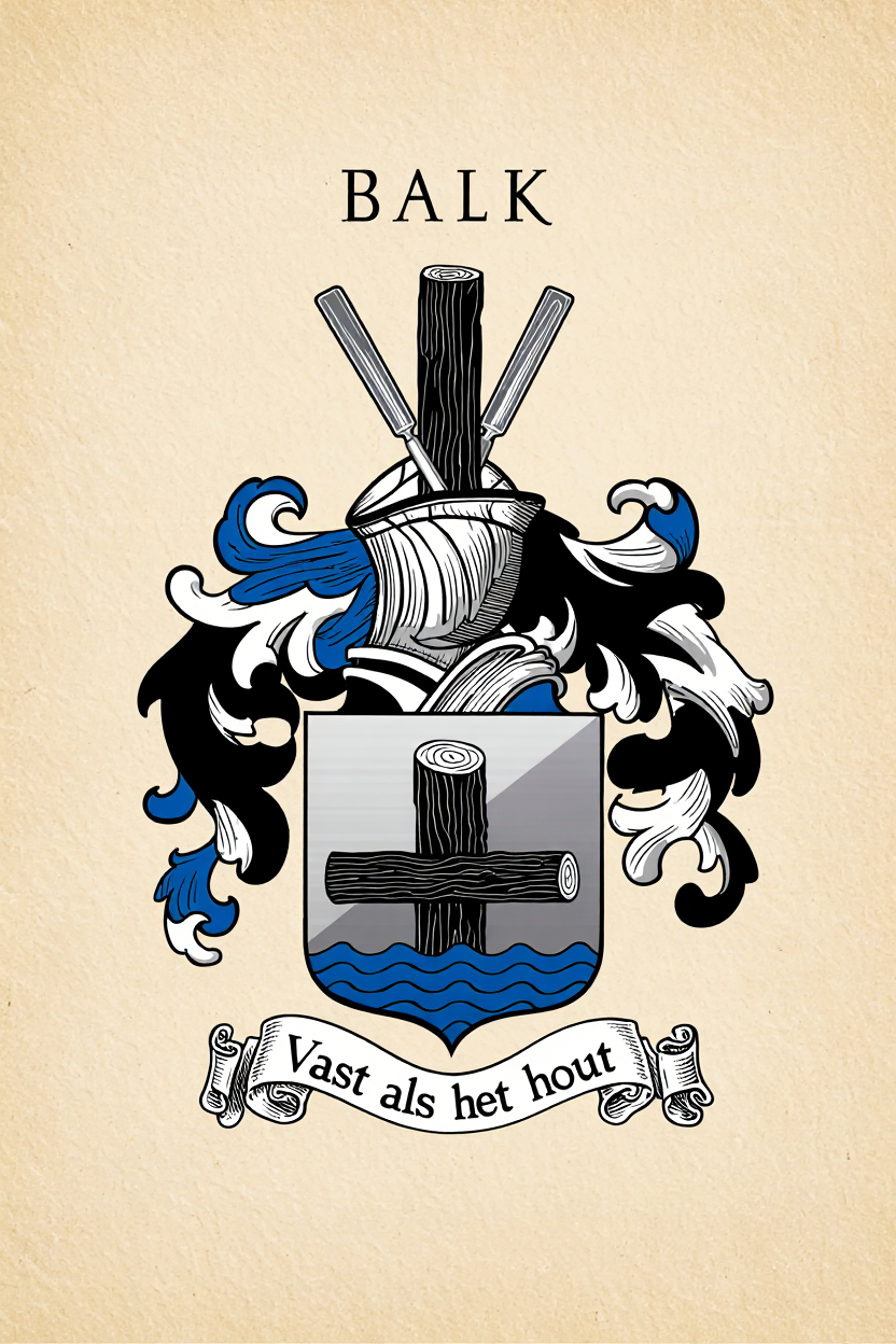 Familiewapen van de achternaam BALK