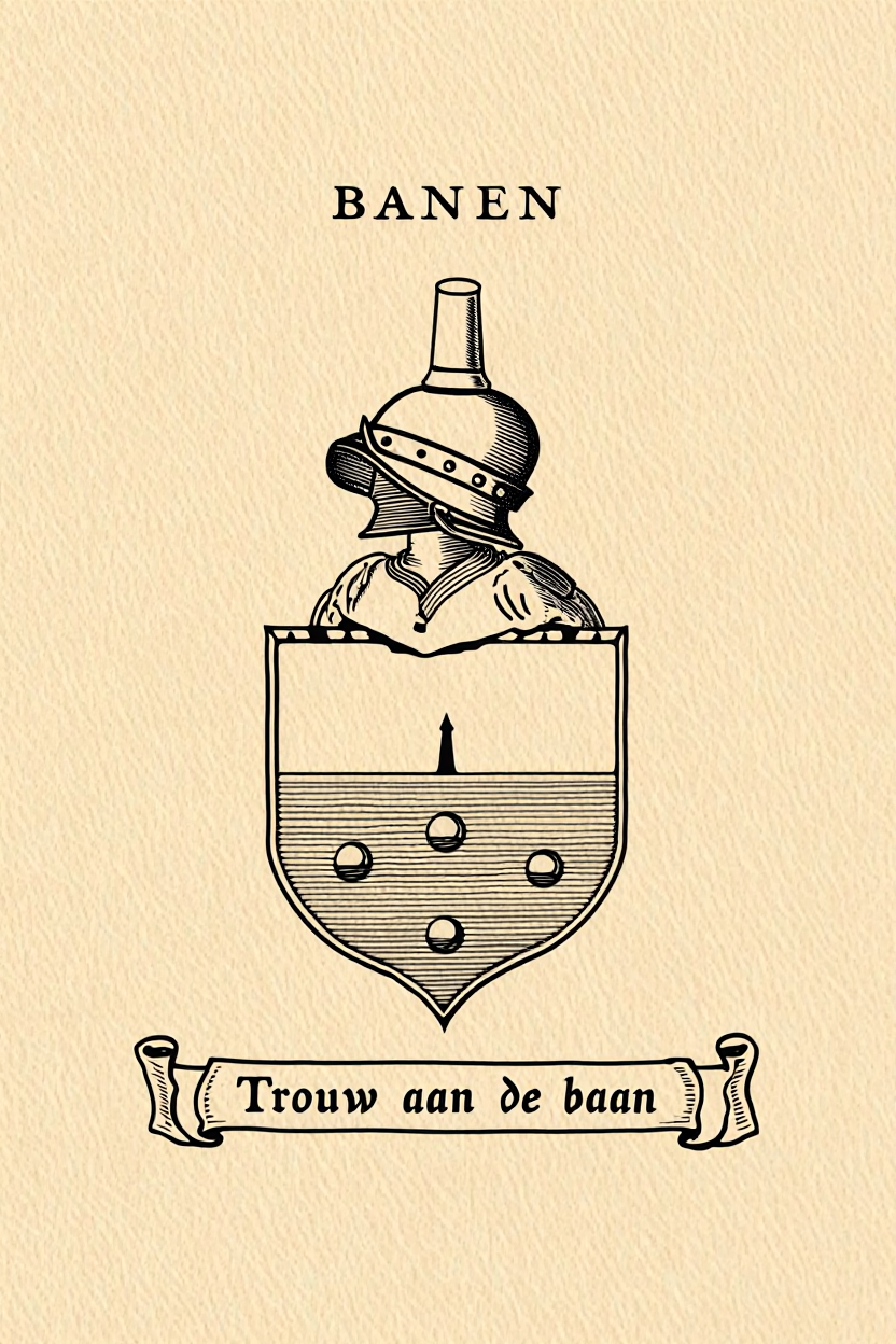 Familiewapen van de achternaam BANEN (vergrendeld)