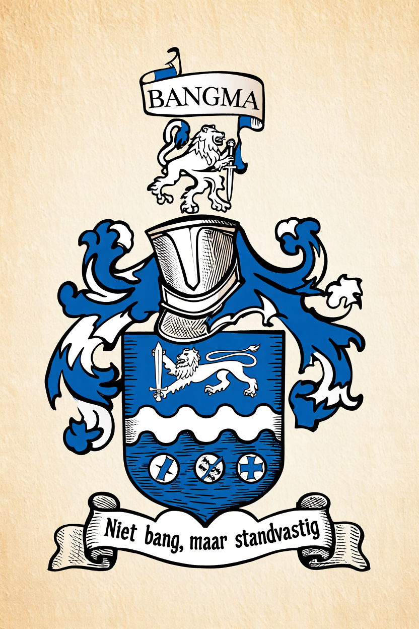 Familiewapen van de achternaam BANGMA