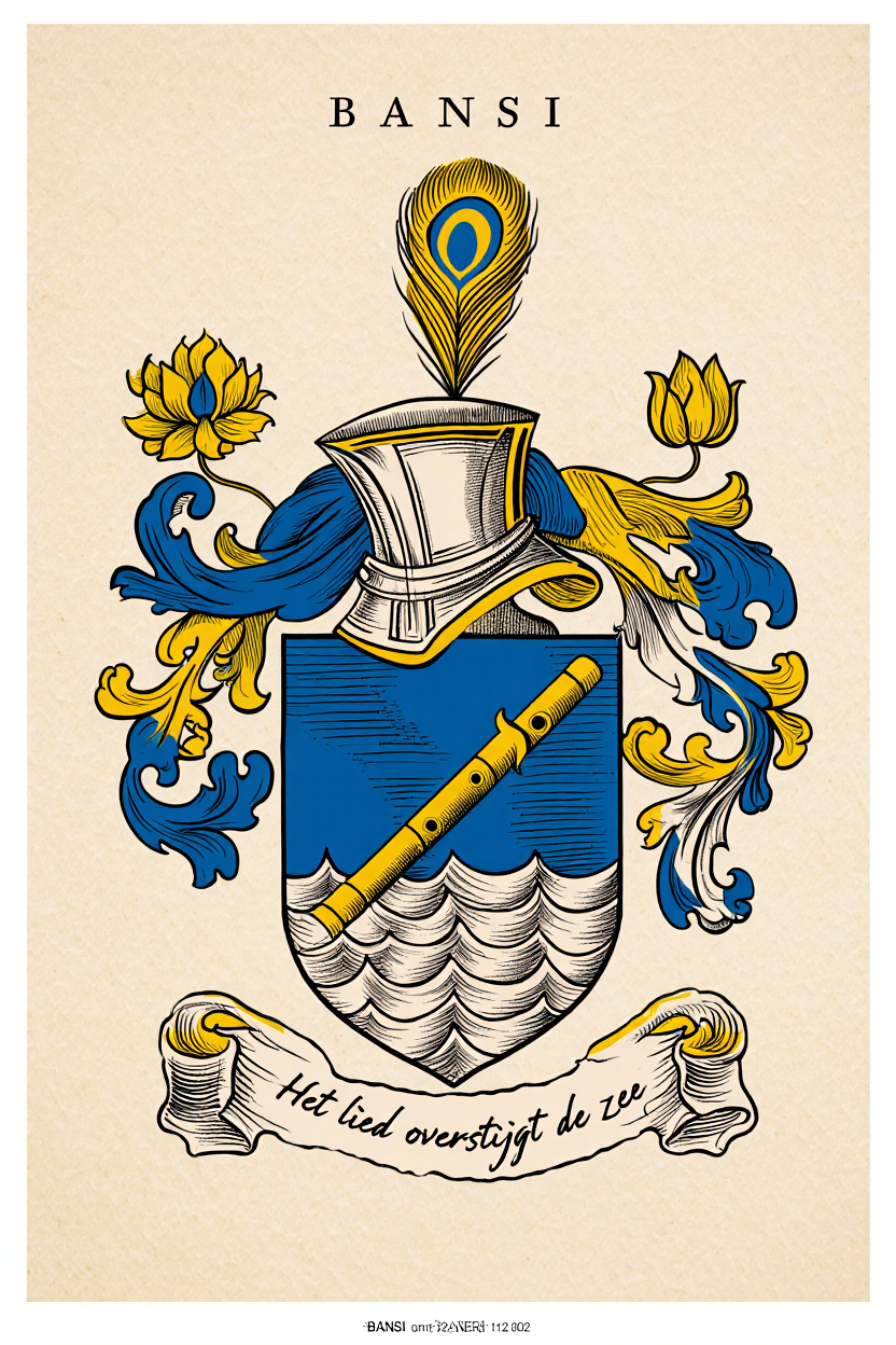 Familiewapen van de achternaam BANSI (vergrendeld)