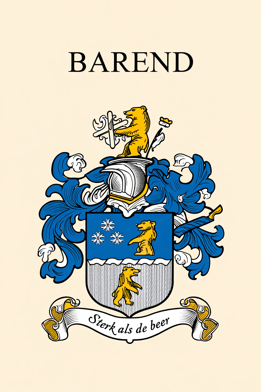 Familiewapen van de achternaam BAREND