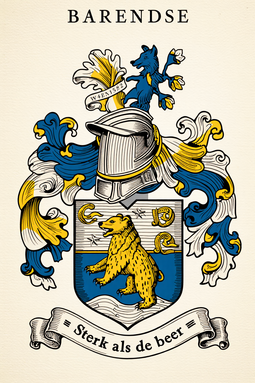 Familiewapen van de achternaam BARENDSE