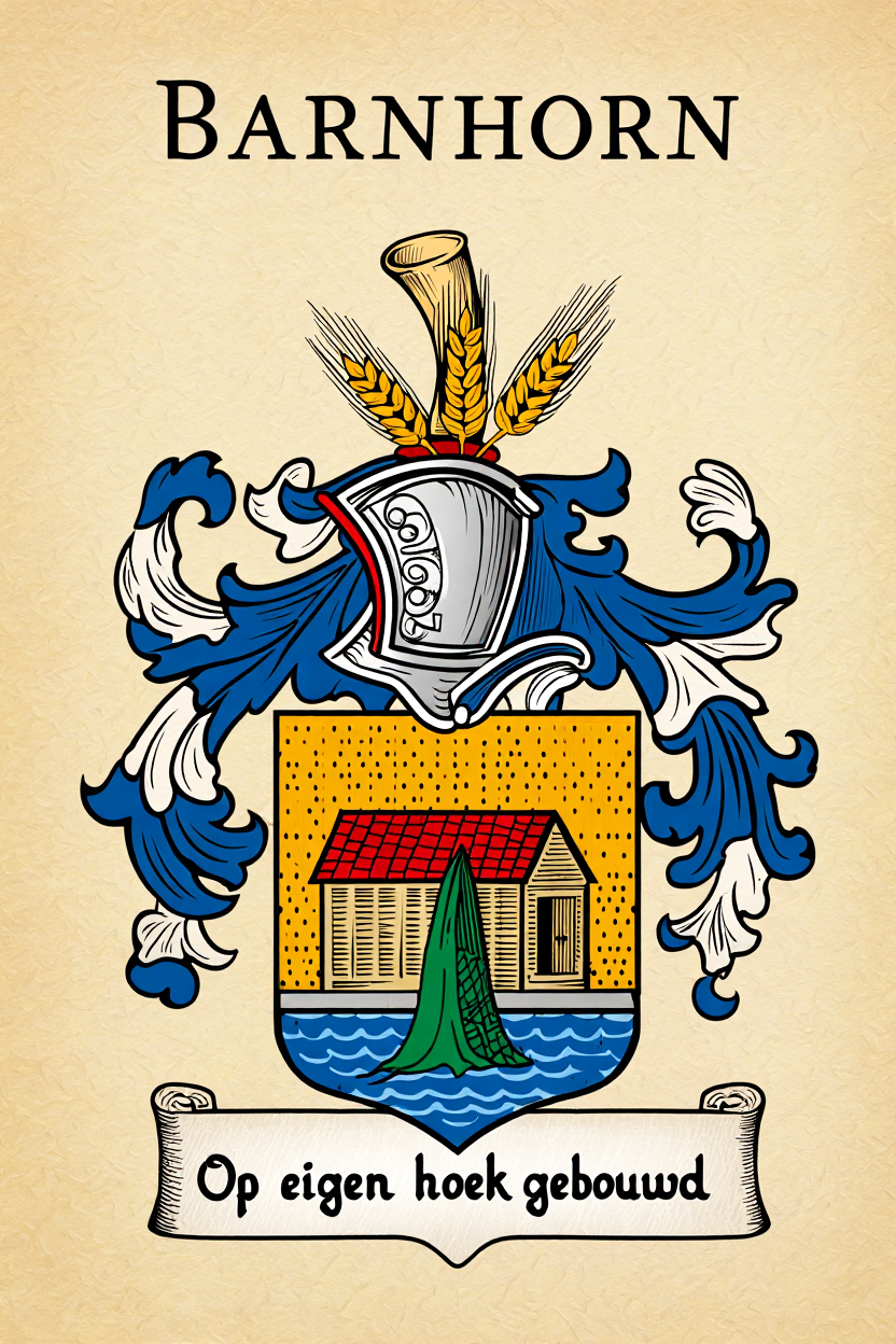 Familiewapen van de achternaam BARNHORN