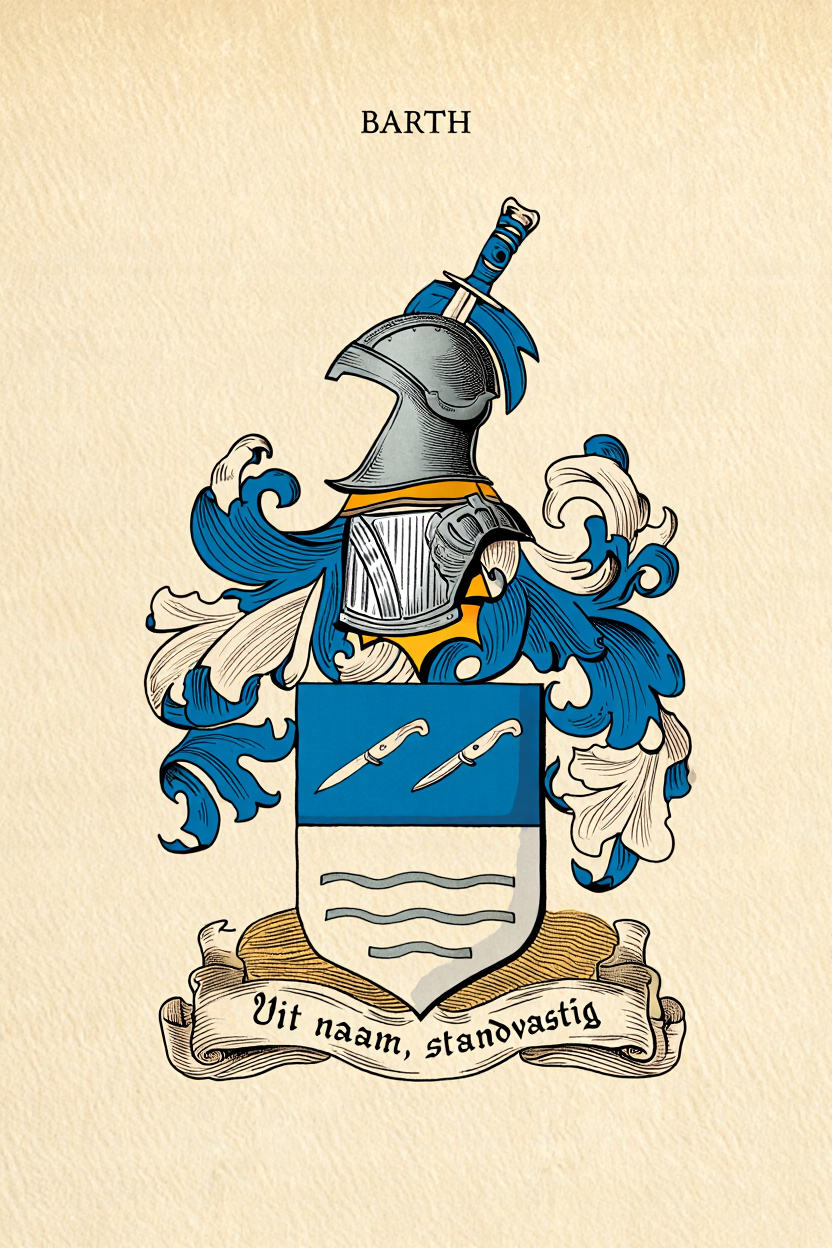 Familiewapen van de achternaam BARTH