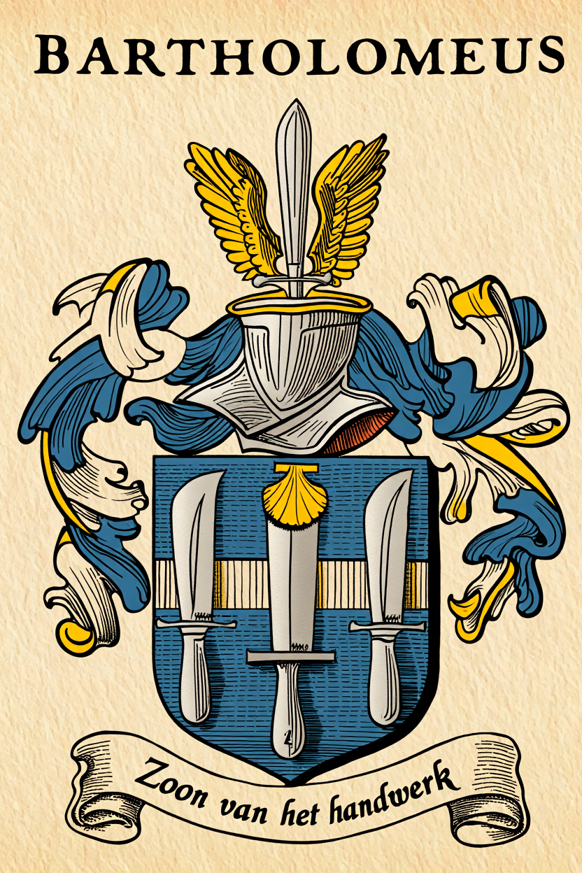 Familiewapen van de achternaam BARTHOLOMEUS