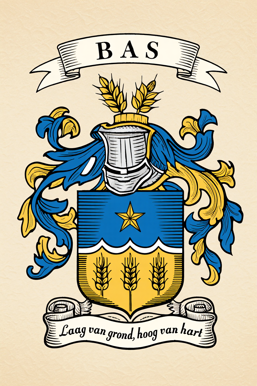 Familiewapen van de achternaam BAS