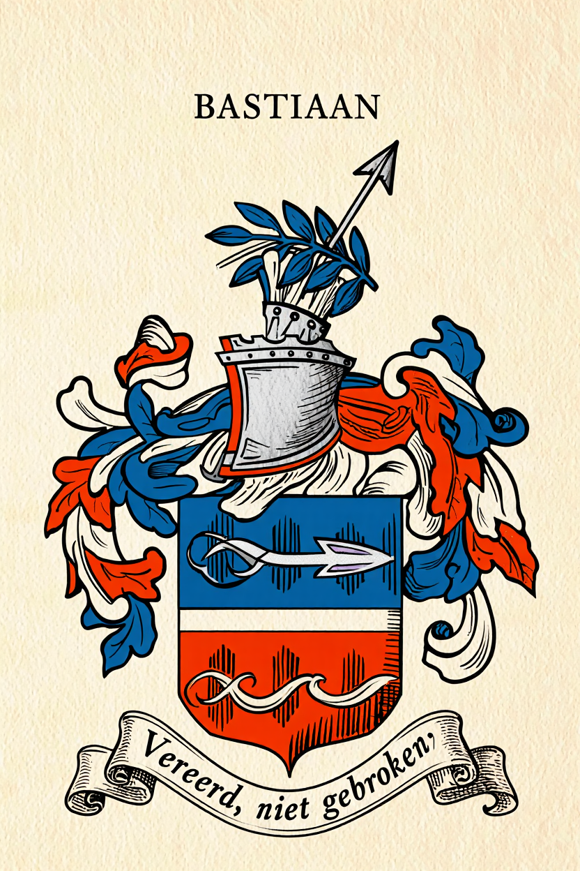 Familiewapen van de achternaam BASTIAAN