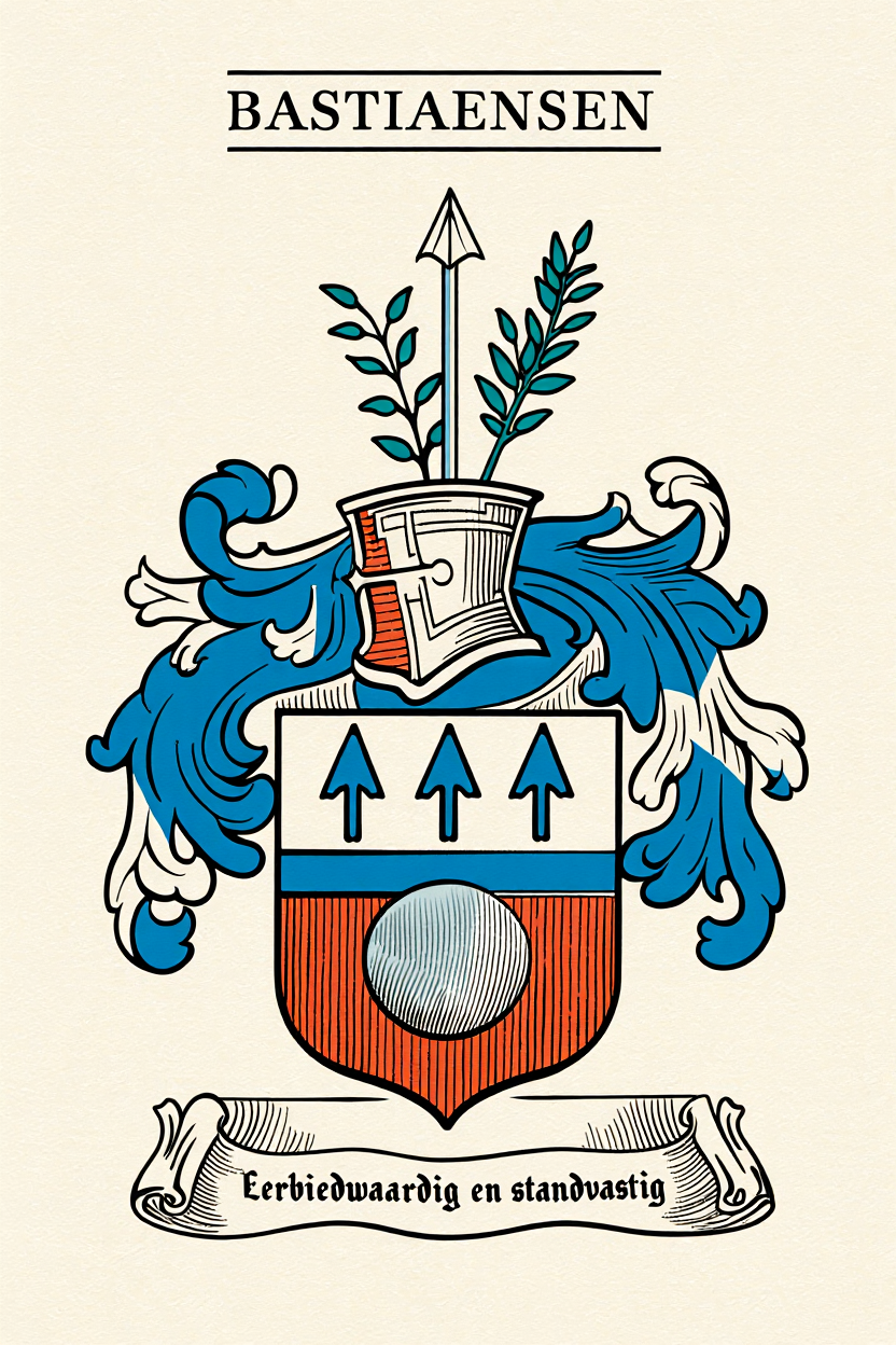 Familiewapen van de achternaam BASTIAENSEN