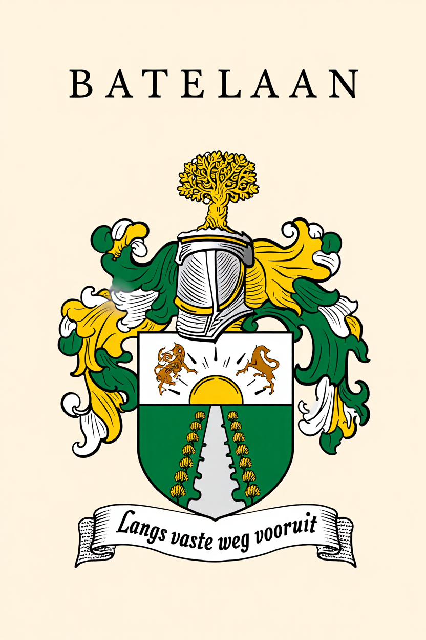 Familiewapen van de achternaam BATELAAN