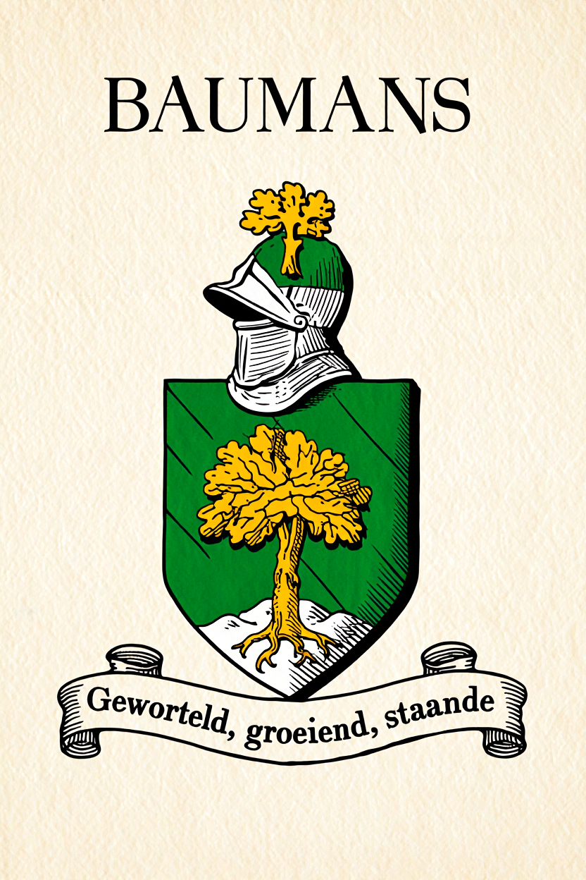 Familiewapen van de achternaam BAUMANS