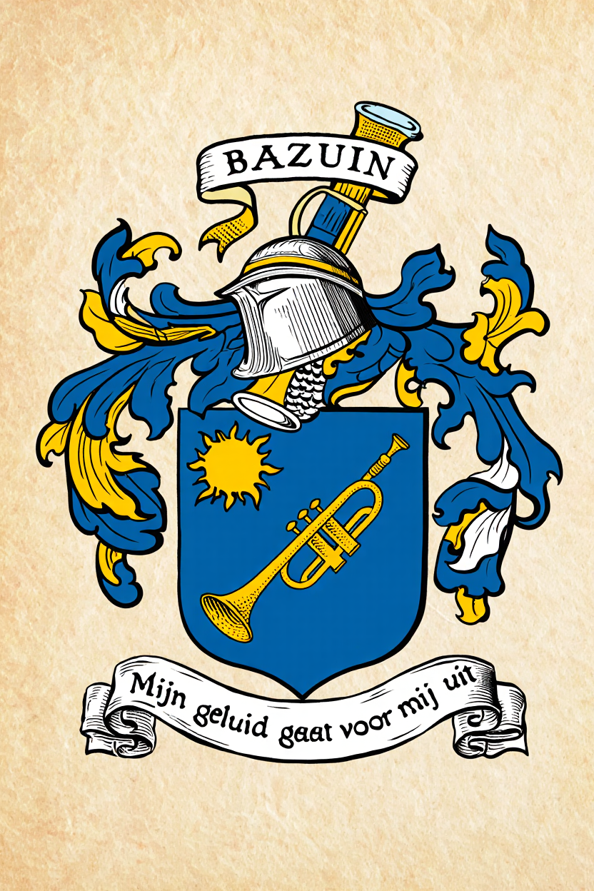 Familiewapen van de achternaam BAZUIN