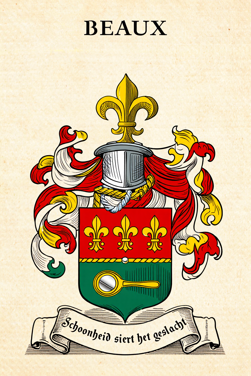 Familiewapen van de achternaam BEAUX