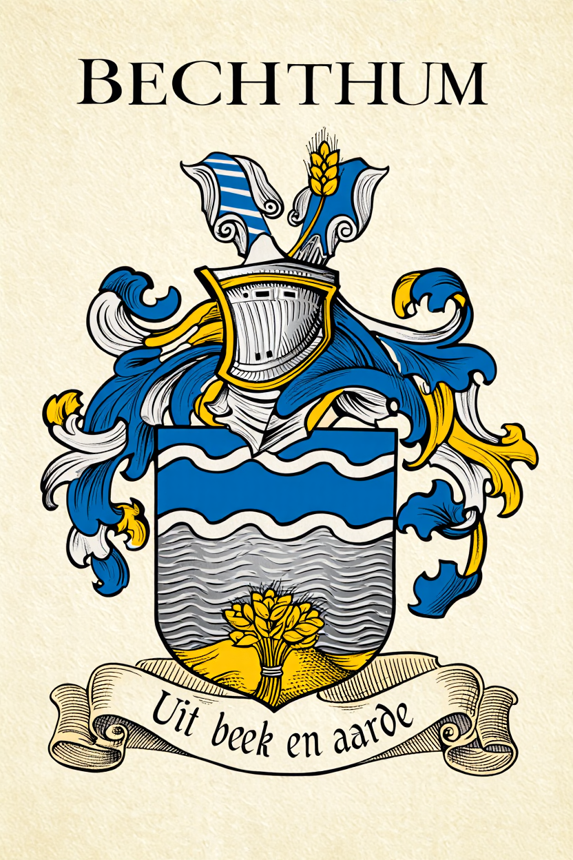 Familiewapen van de achternaam BECHTHUM