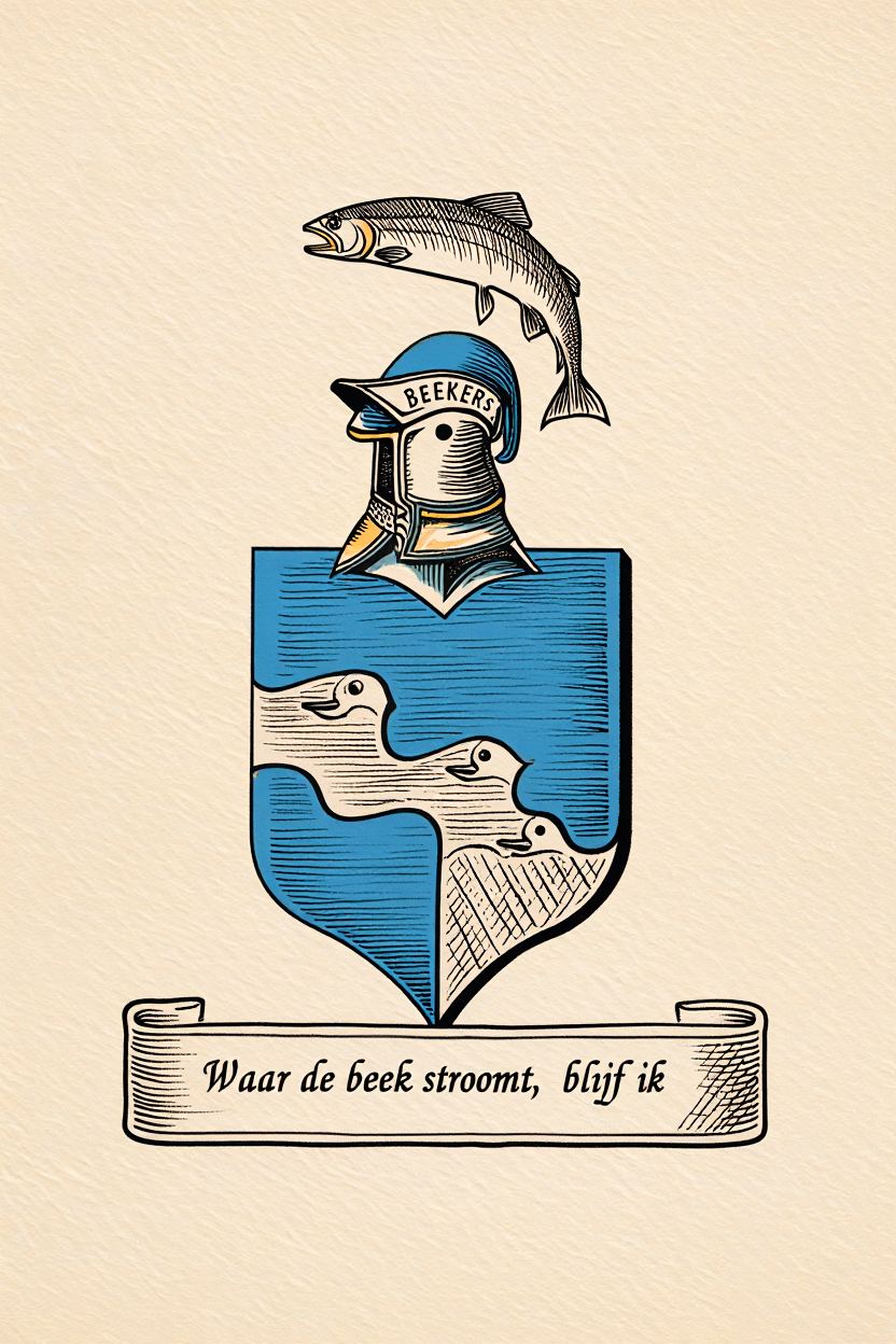 Familiewapen van de achternaam BEEKERS (vergrendeld)