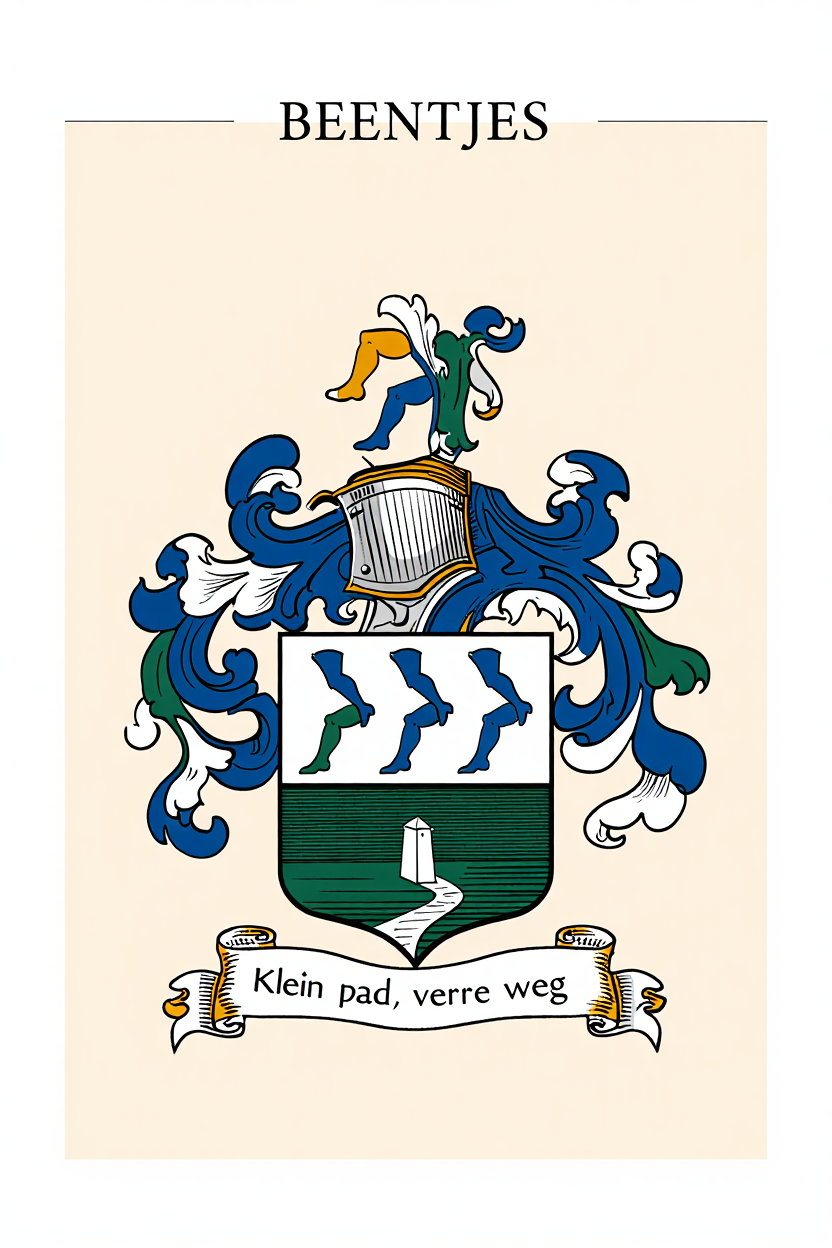 Familiewapen van de achternaam BEENTJES