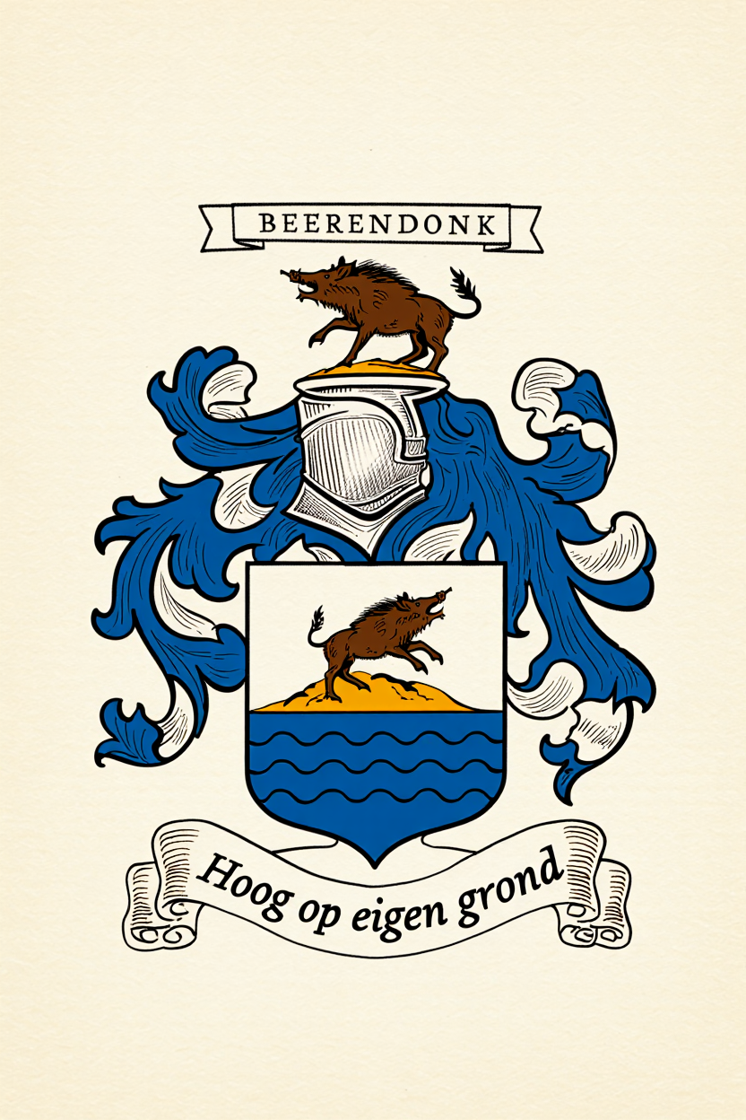 Familiewapen van de achternaam BEERENDONK