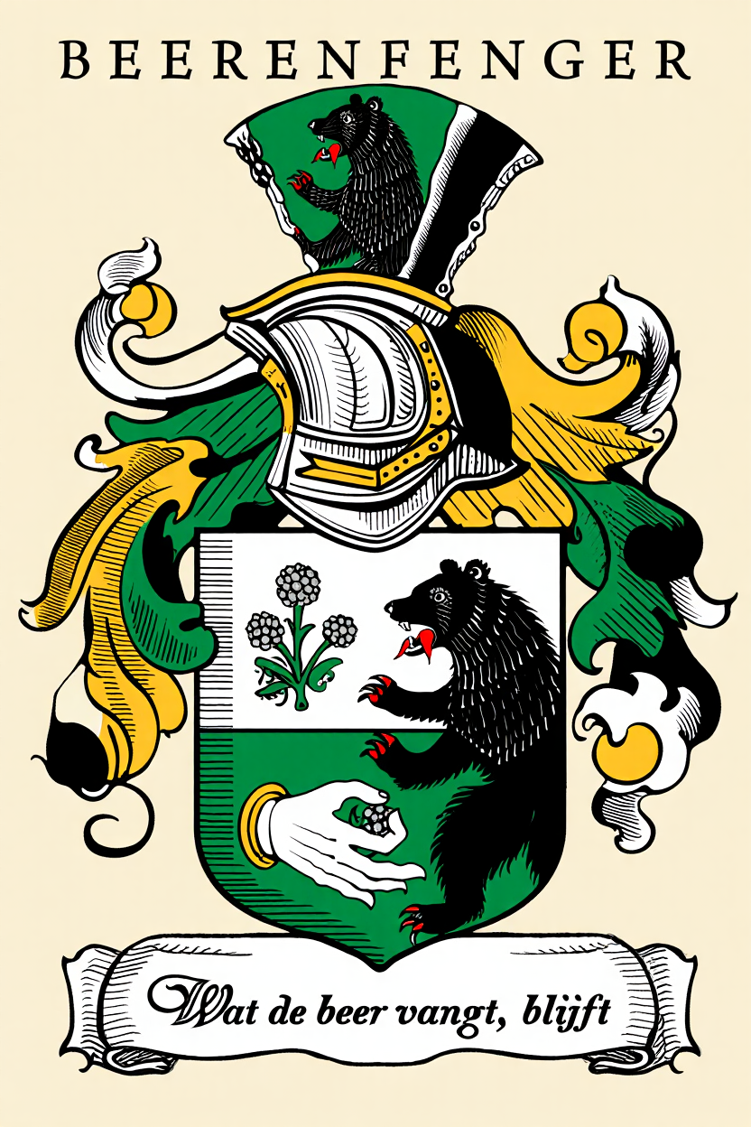 Familiewapen van de achternaam BEERENFENGER