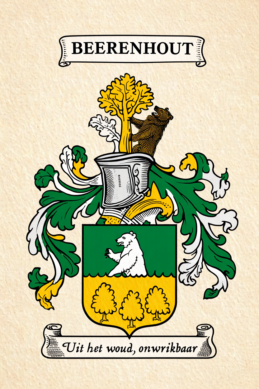 Familiewapen van de achternaam BEERENHOUT