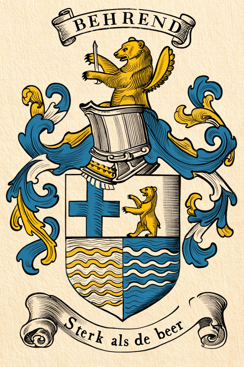 Familiewapen van de achternaam BEHREND