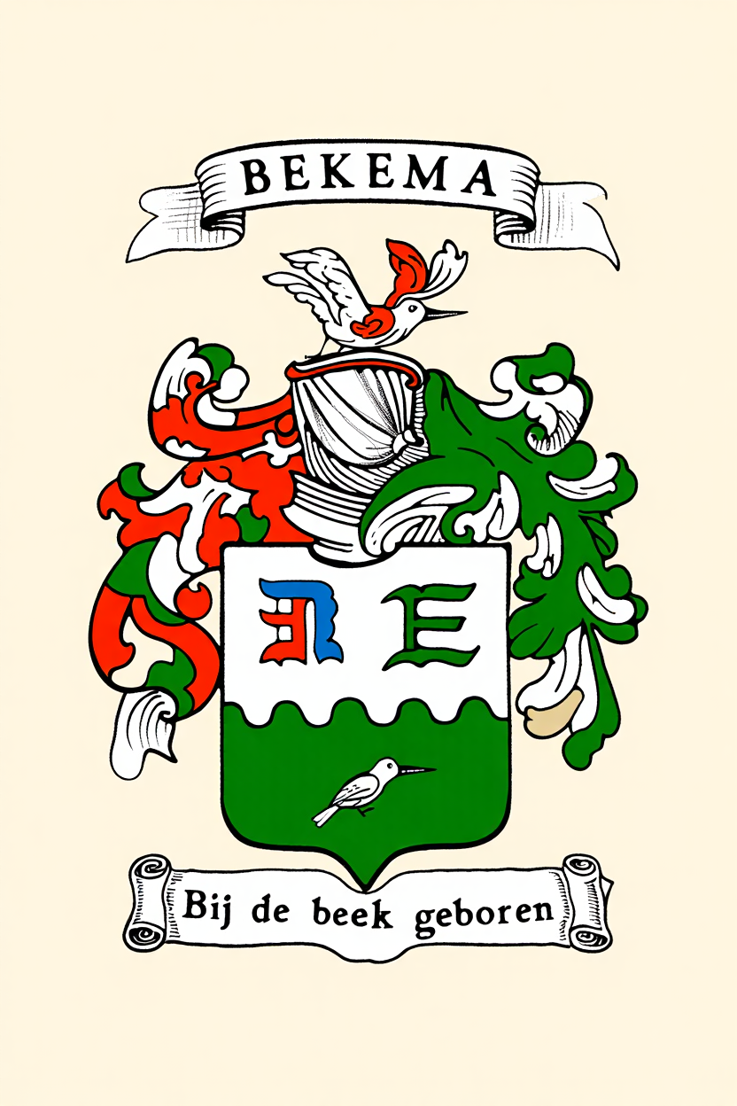 Familiewapen van de achternaam BEKEMA