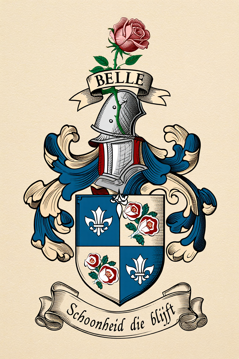 Familiewapen van de achternaam BELLE