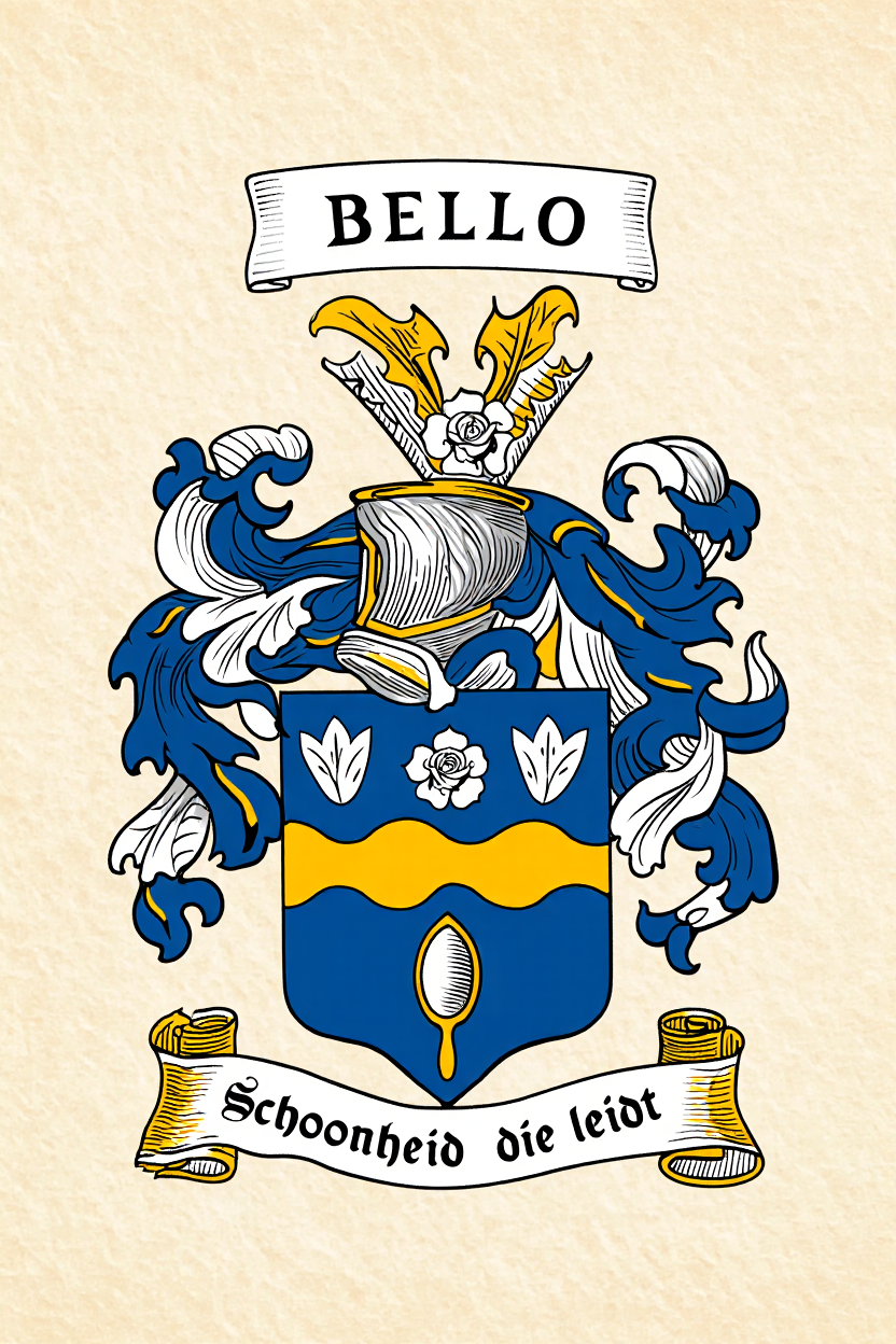 Familiewapen van de achternaam BELLO