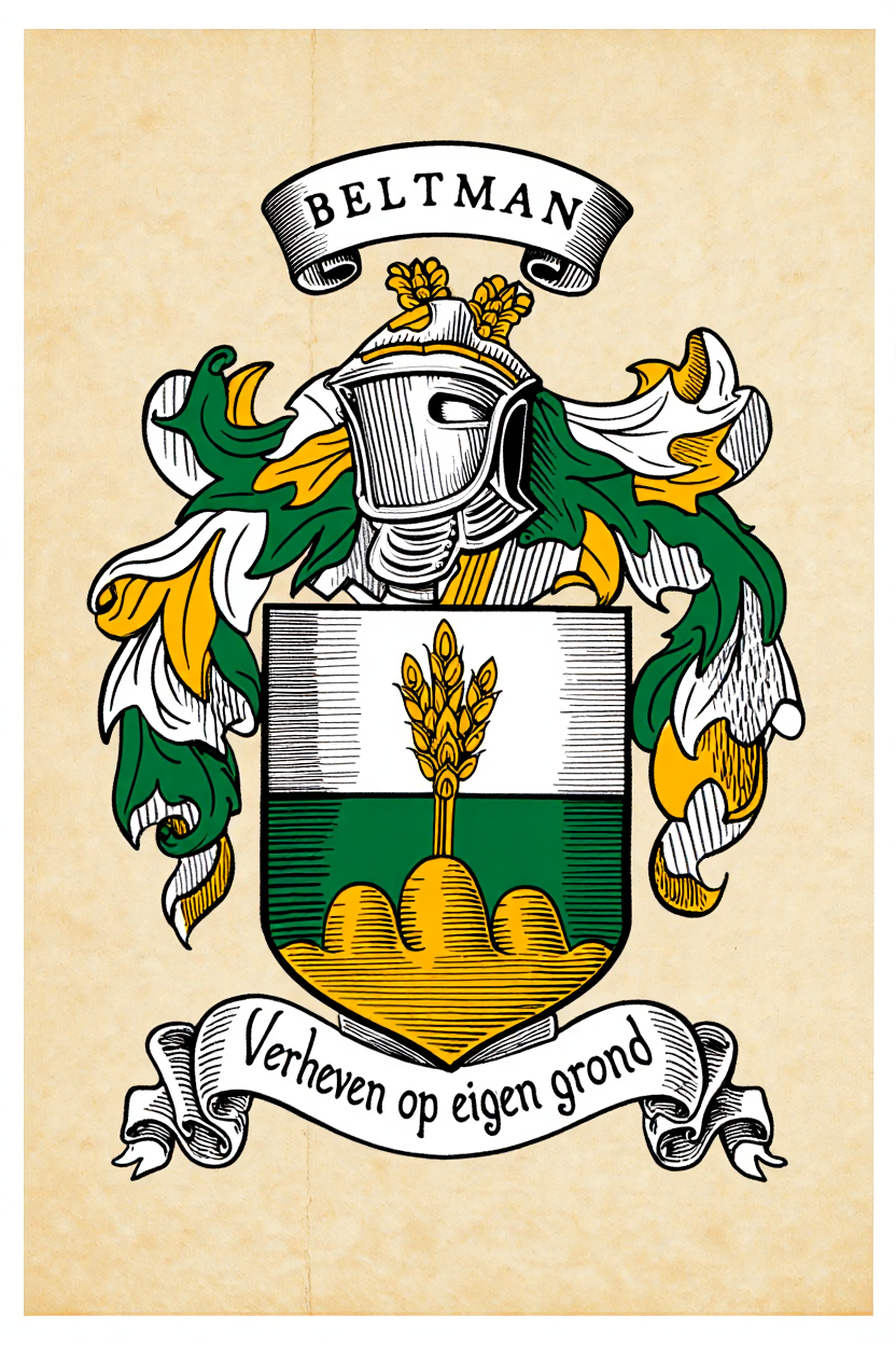 Familiewapen van de achternaam BELTMAN