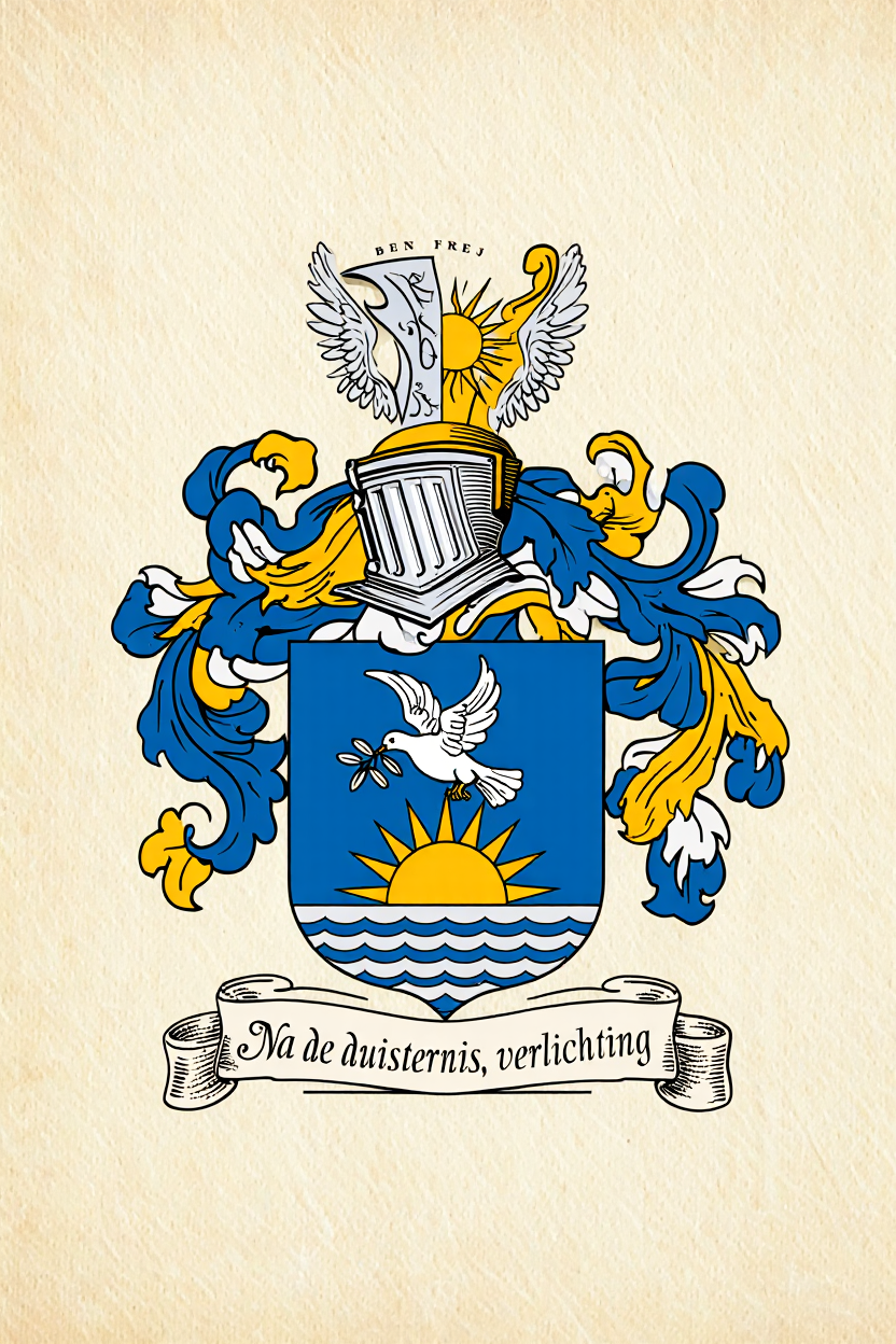 Familiewapen van de achternaam BEN FREJ