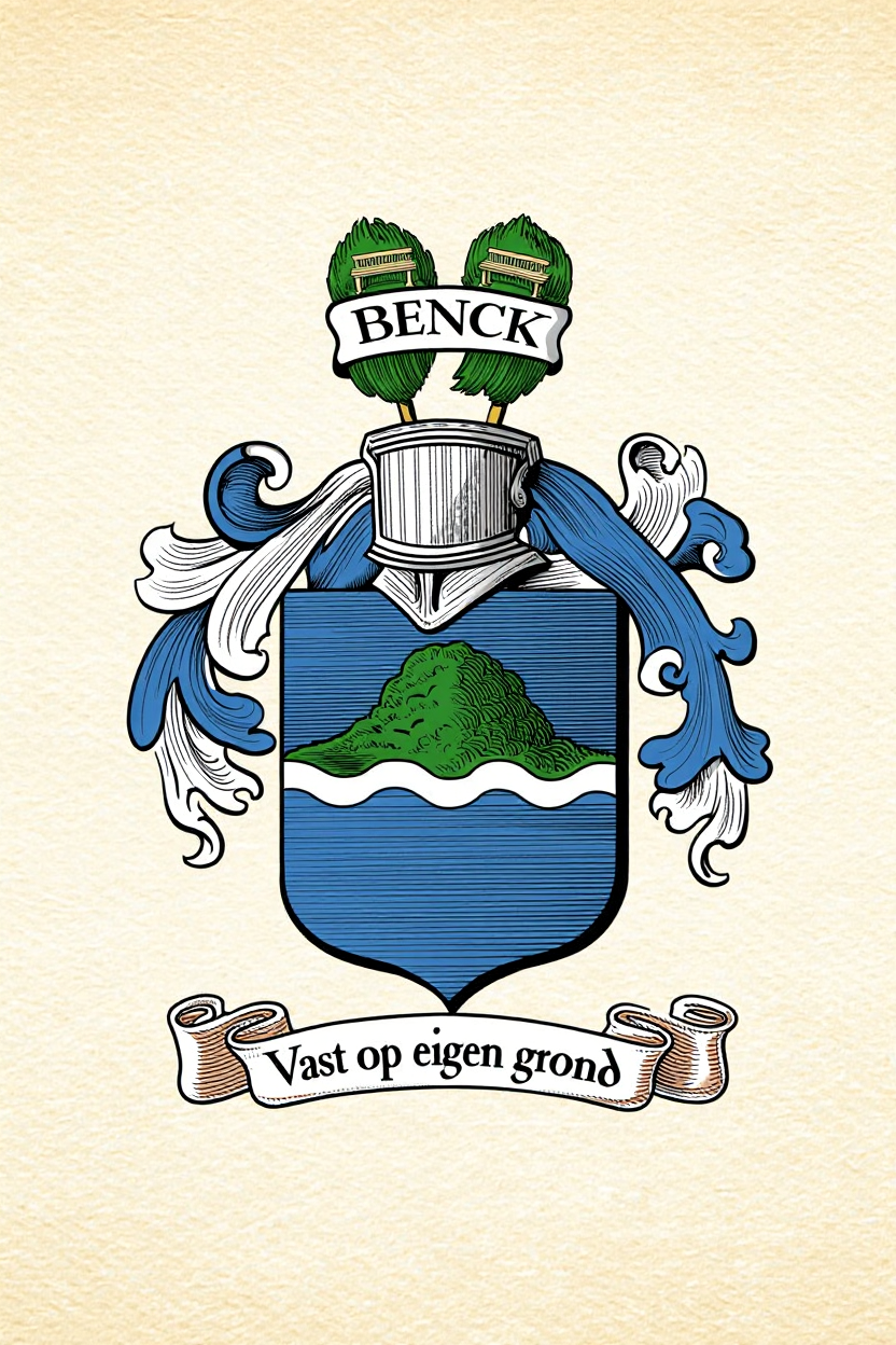 Familiewapen van de achternaam BENCK (vergrendeld)