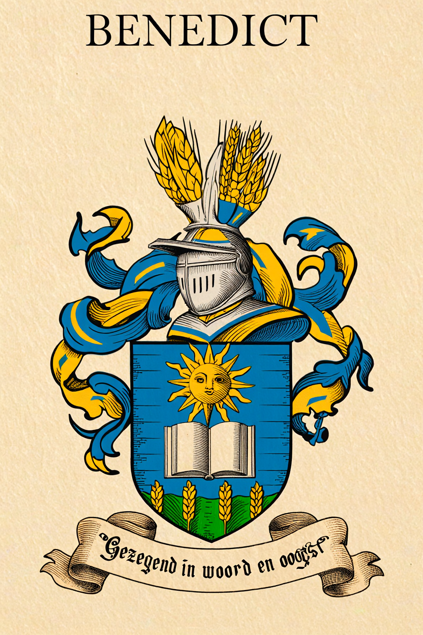 Familiewapen van de achternaam BENEDICT