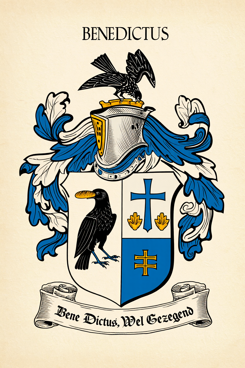 Familiewapen van de achternaam BENEDICTUS