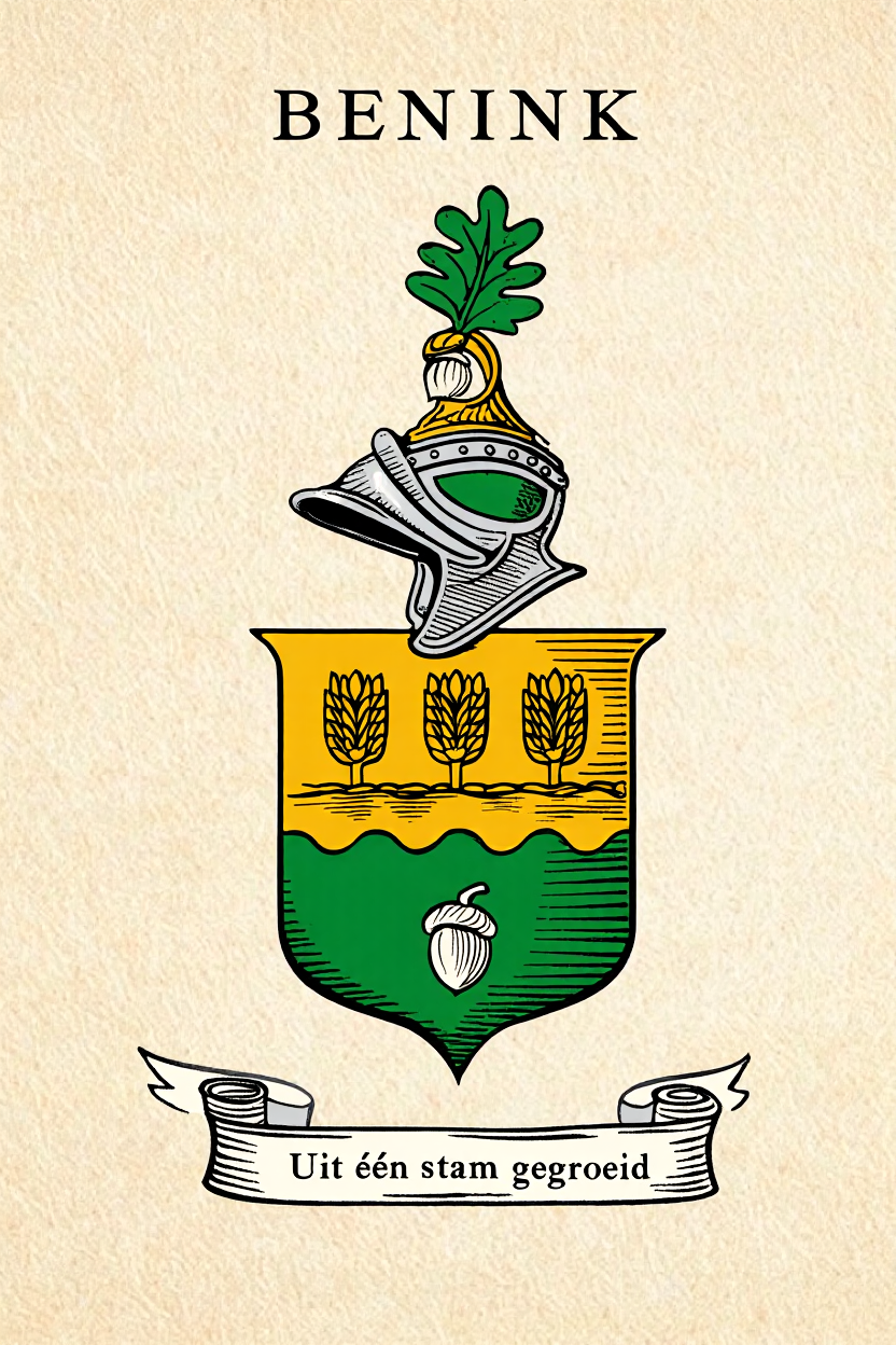 Familiewapen van de achternaam BENINK