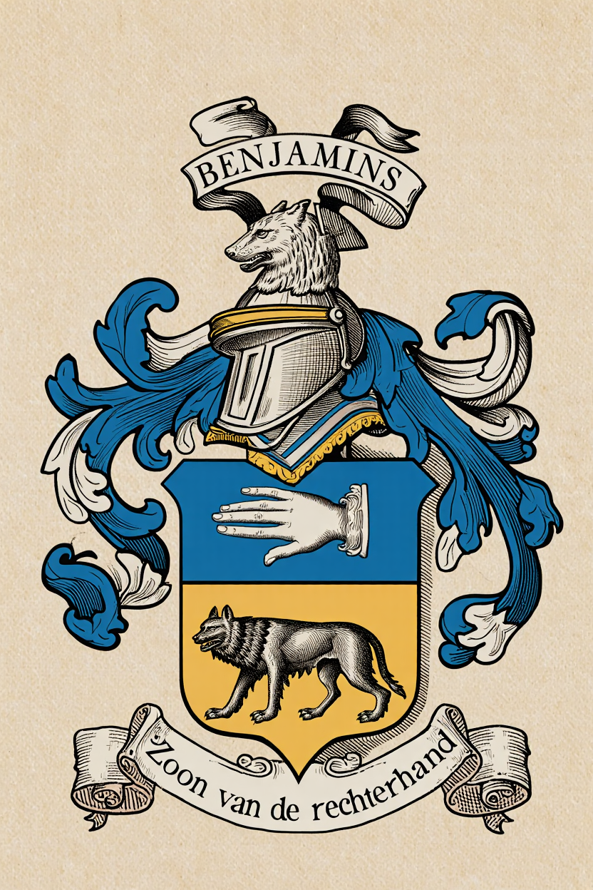 Familiewapen van de achternaam BENJAMINS