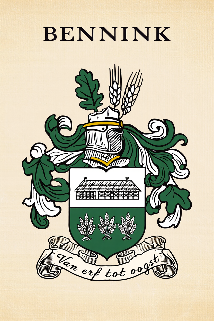 Familiewapen van de achternaam BENNINK