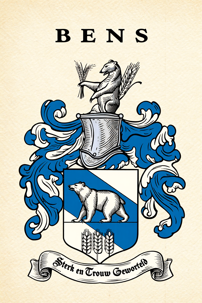 Familiewapen van de achternaam BENS
