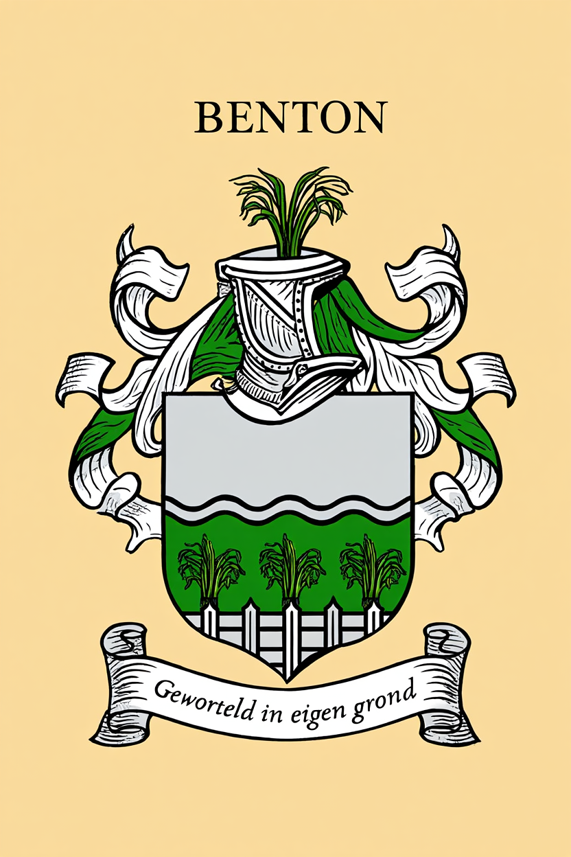 Familiewapen van de achternaam BENTON