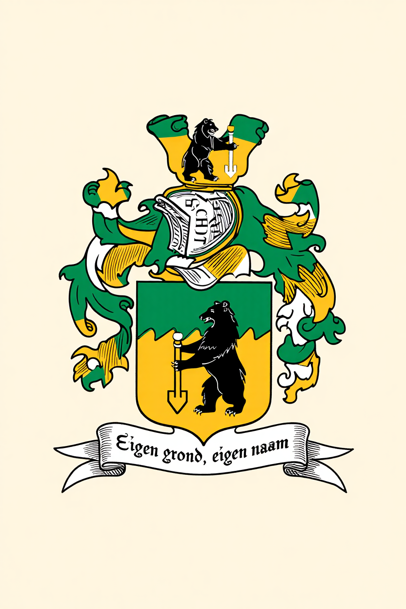 Familiewapen van de achternaam BERENSCHOT (vergrendeld)