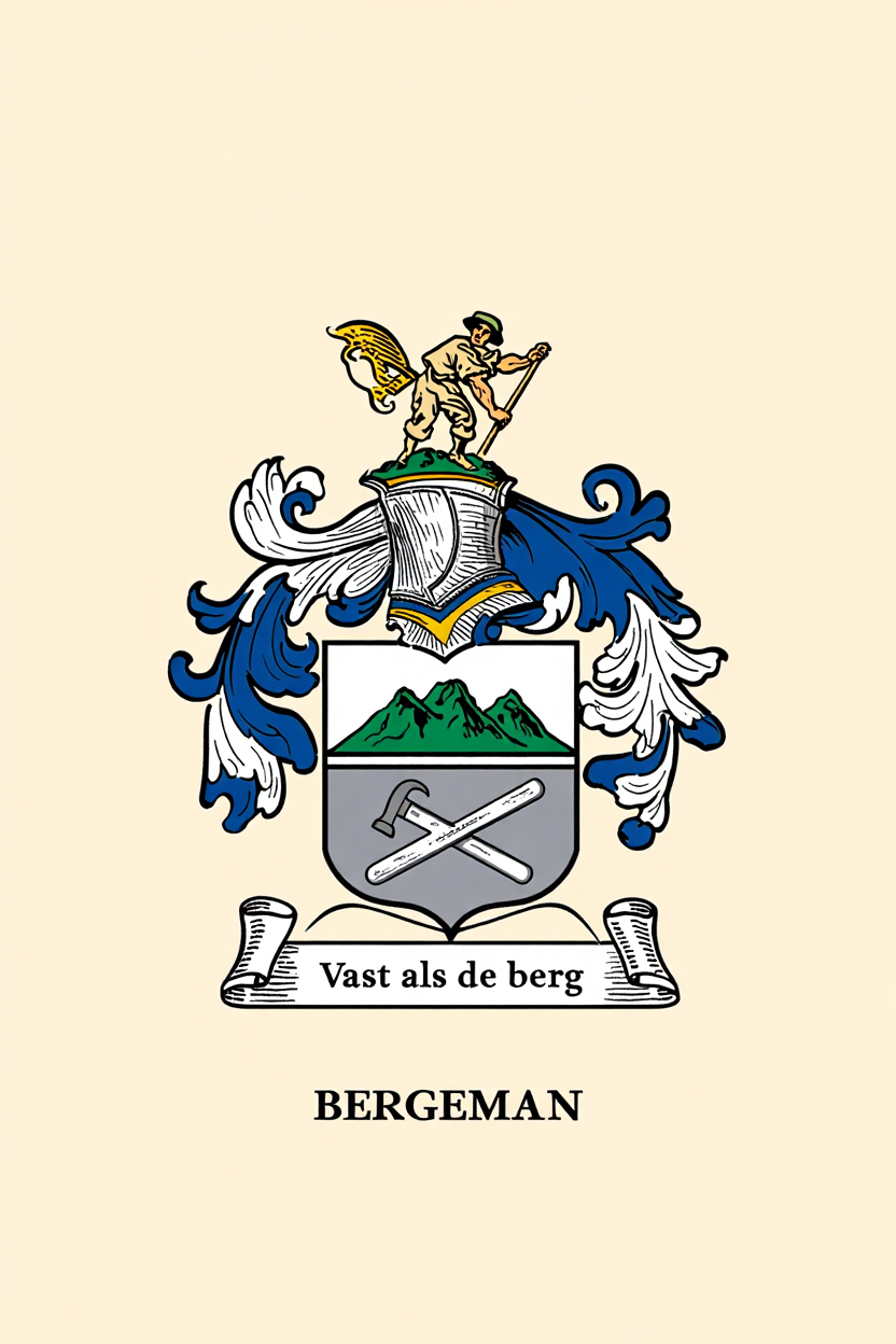 Familiewapen van de achternaam BERGEMAN