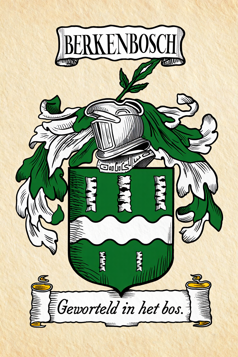 Familiewapen van de achternaam BERKENBOSCH