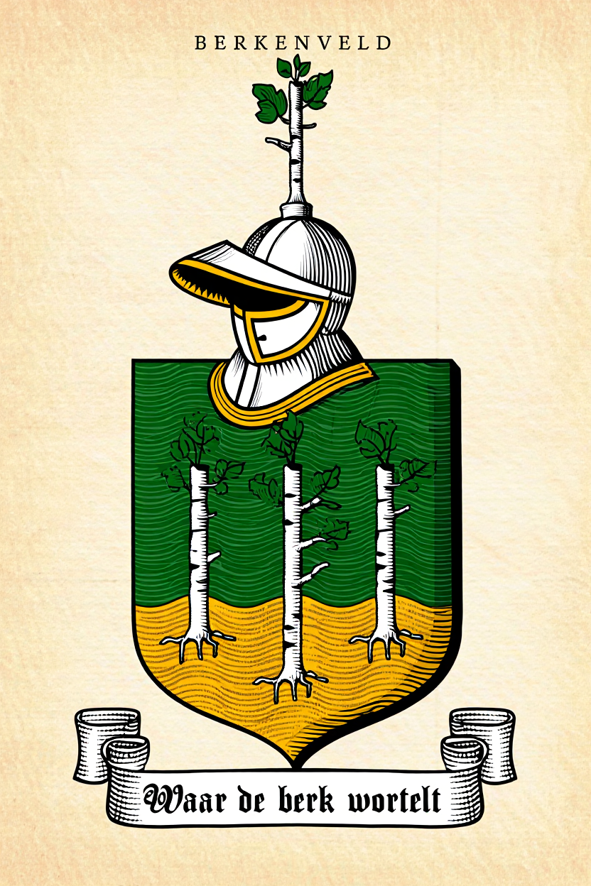 Familiewapen van de achternaam BERKENVELD