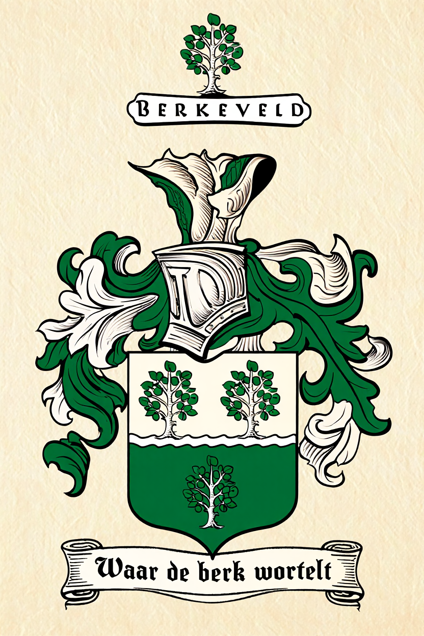 Familiewapen van de achternaam BERKEVELD