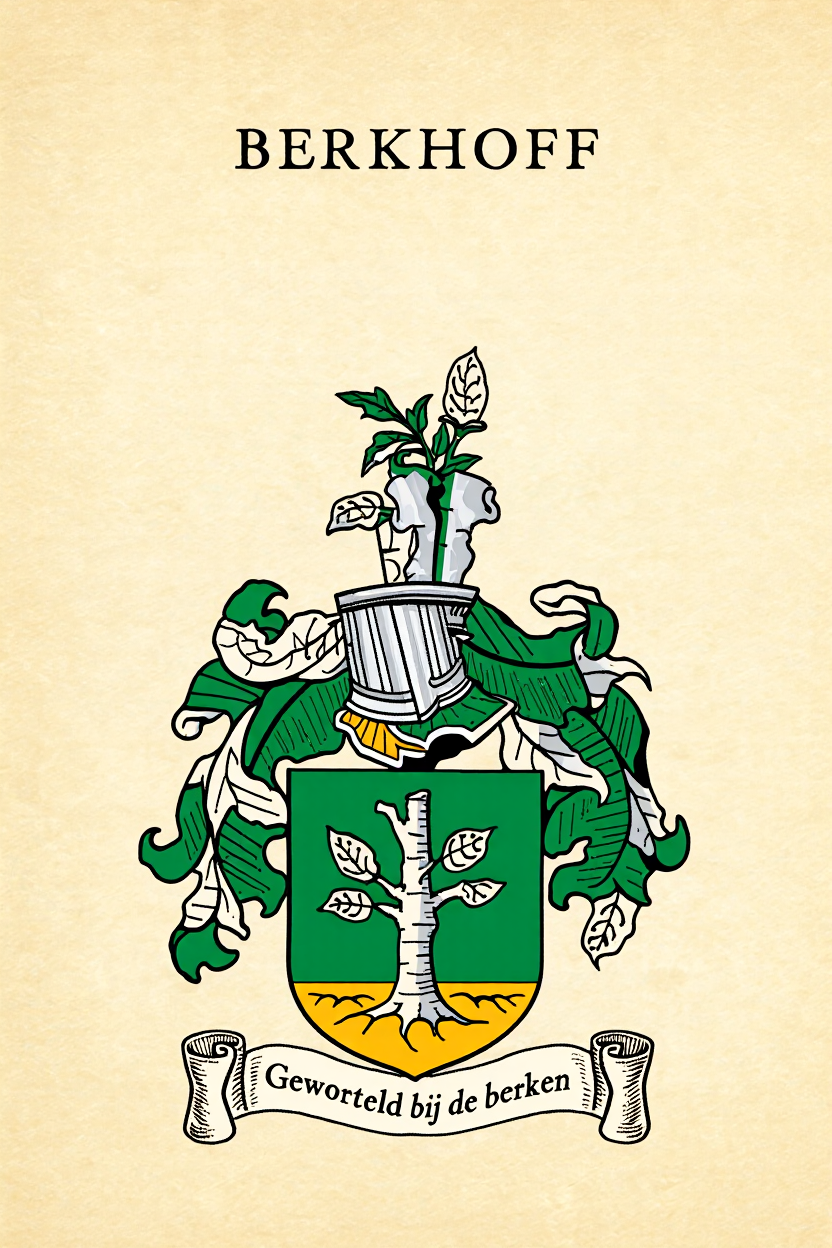 Familiewapen van de achternaam BERKHOFF