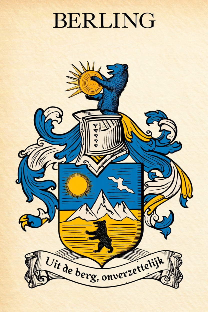 Familiewapen van de achternaam BERLING